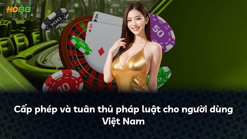 Cấp phép và tuân thủ pháp luật cho người dùng Việt Nam